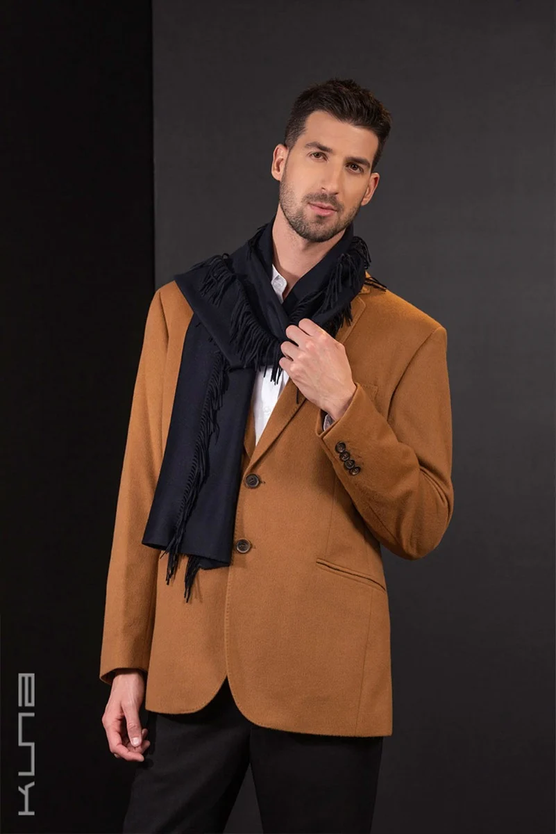 100% Vicuña Scarf - Horizontal Fringes - Image 19