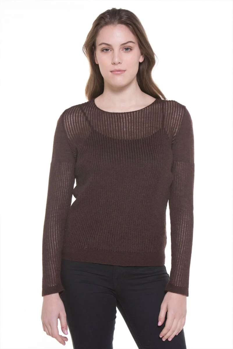 Abi Crew-Neck Llama Sweater - Image 3