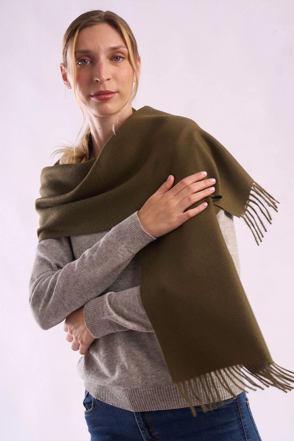 AC Classic Baby Alpaca Scarf - Image 4