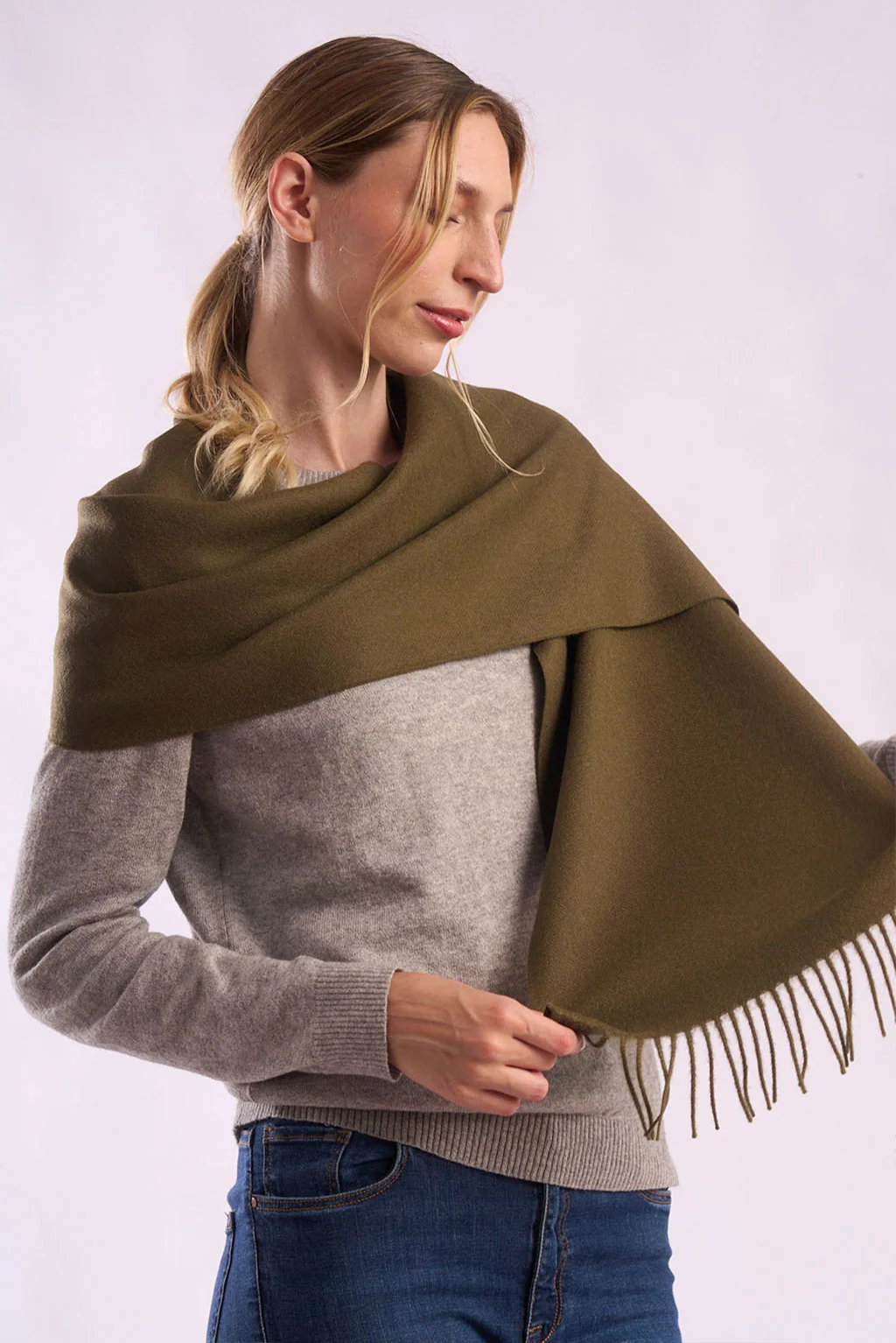 AC Classic Baby Alpaca Scarf - Image 5