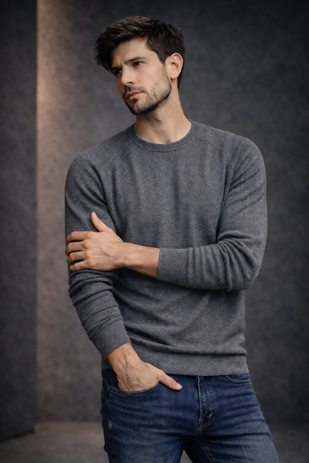 Adolph Crew-neck Llama Sweater - Image 3