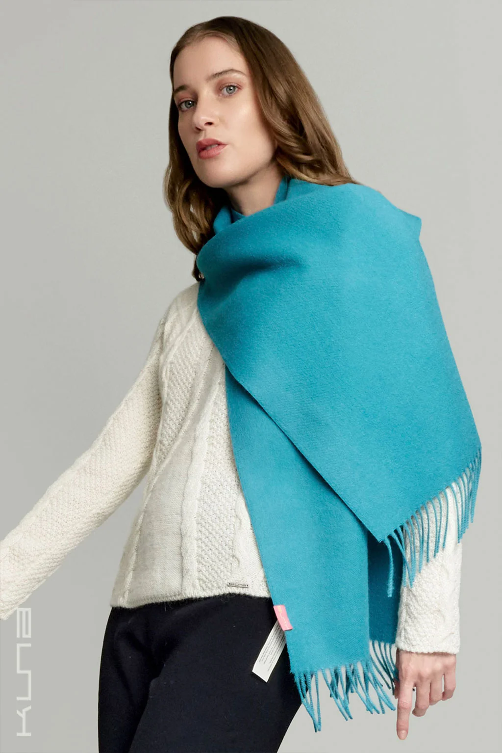 Adrian Baby Alpaca Scarf - 24 - Image 5