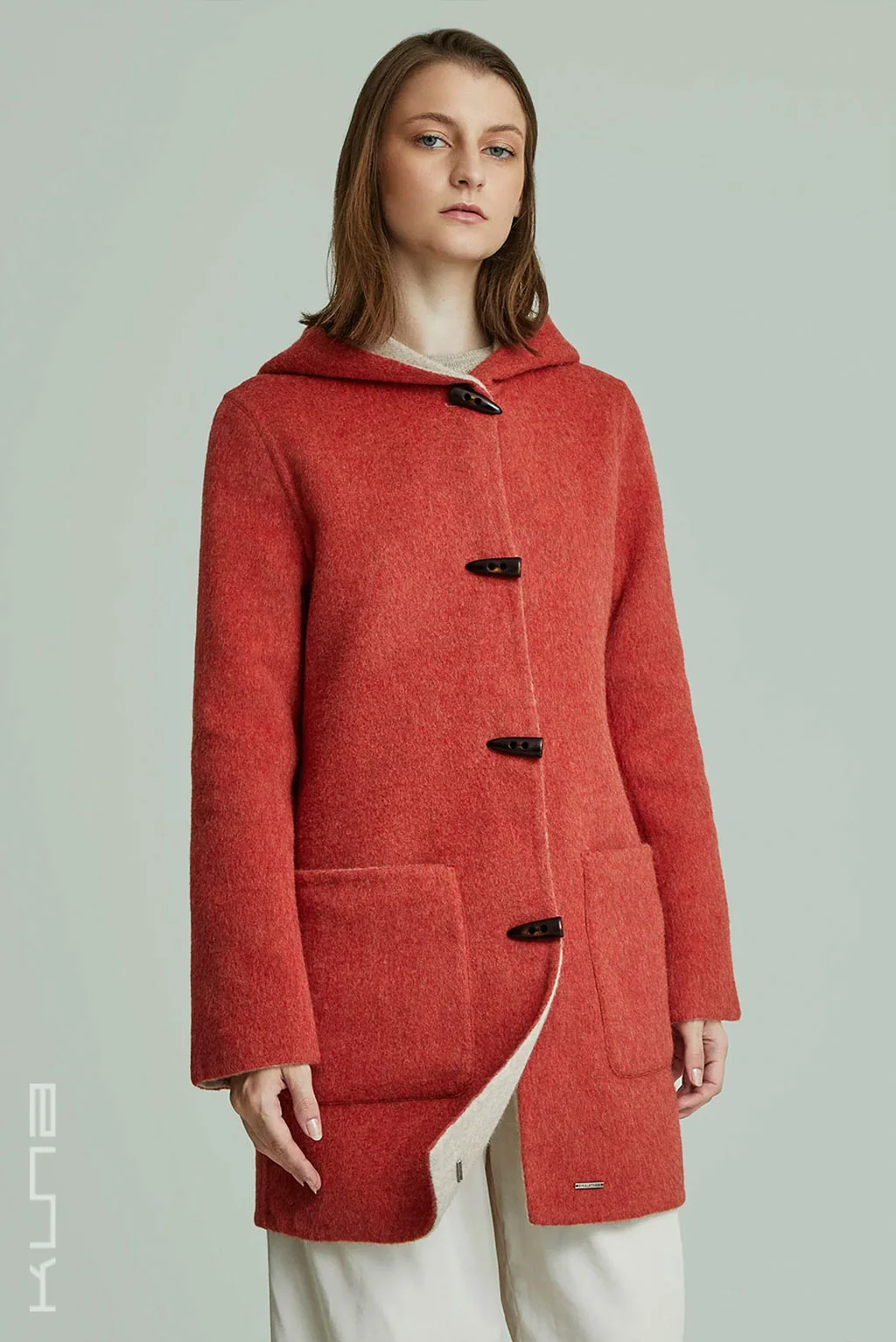 Alaia Reversible Baby Alpaca Coat - Image 16