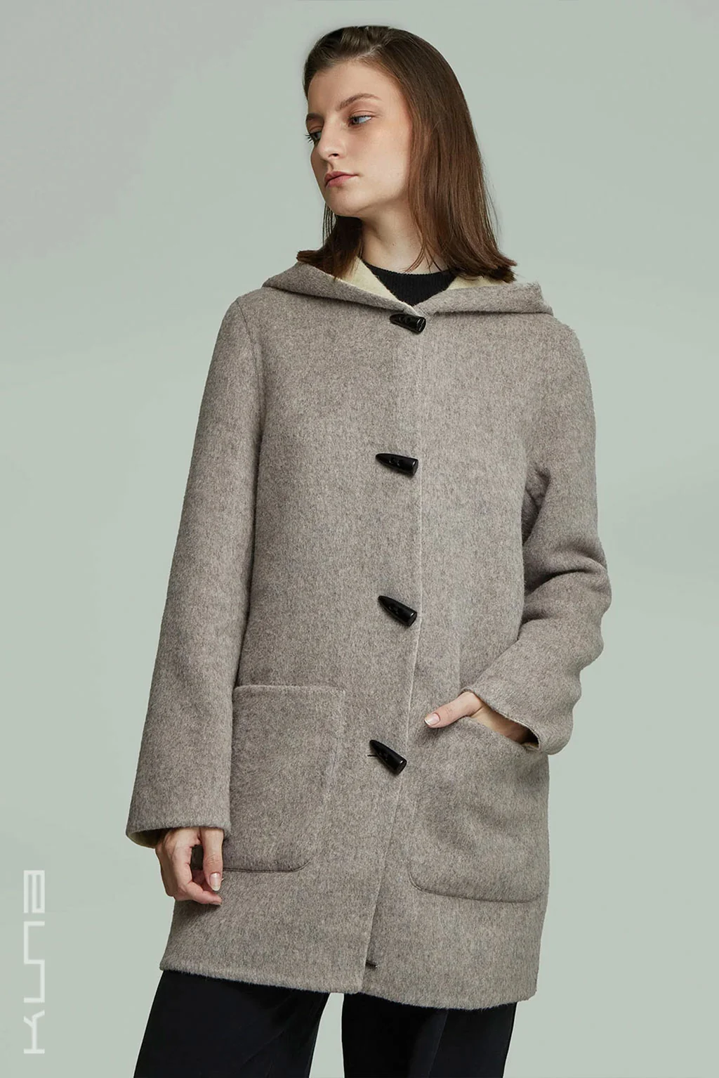 Alaia Reversible Baby Alpaca Coat - Image 13