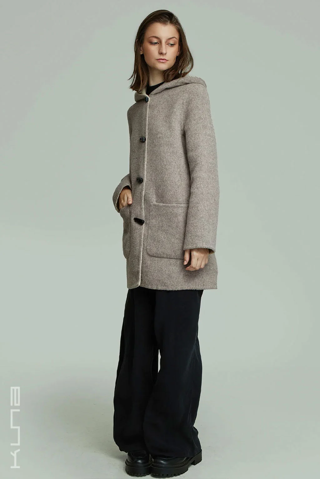 Alaia Reversible Baby Alpaca Coat - Image 15