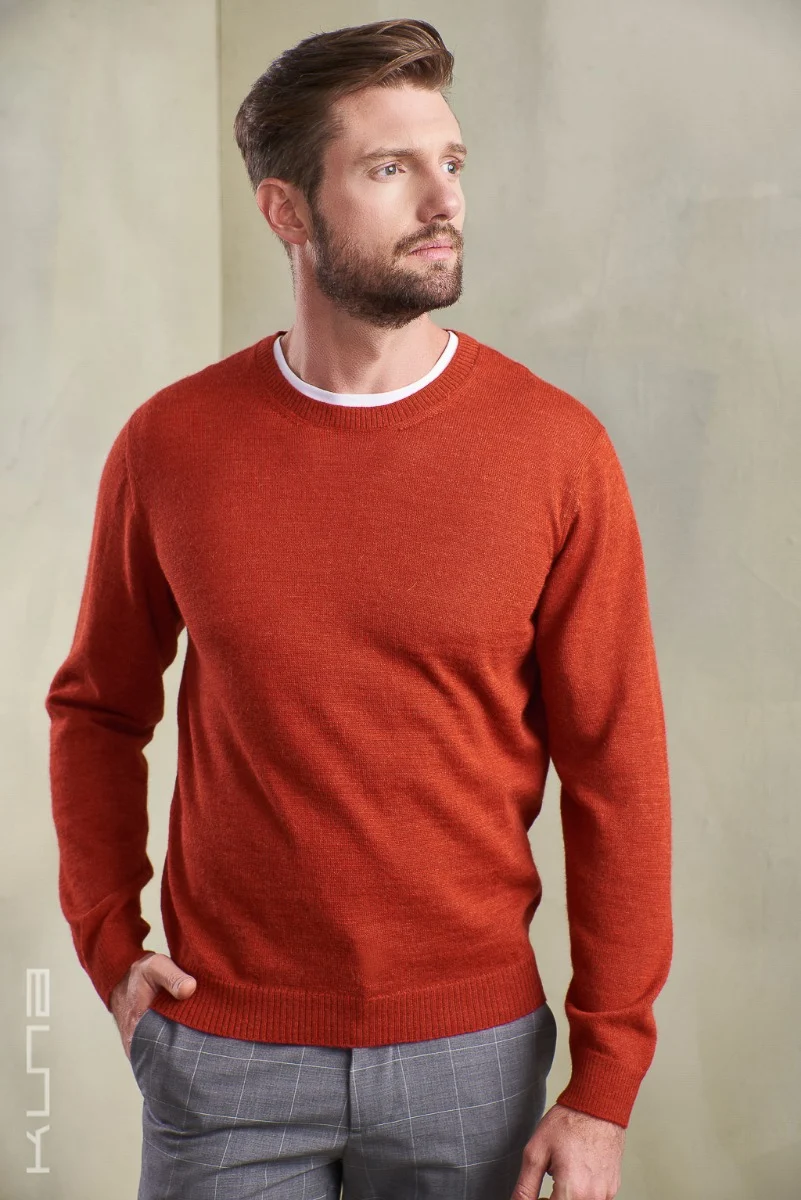 Alaska Crew-Neck Baby Alpaca Sweater - Image 17