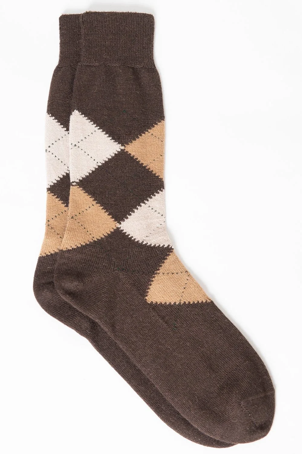 Argyle Baby Alpaca Socks - Image 3