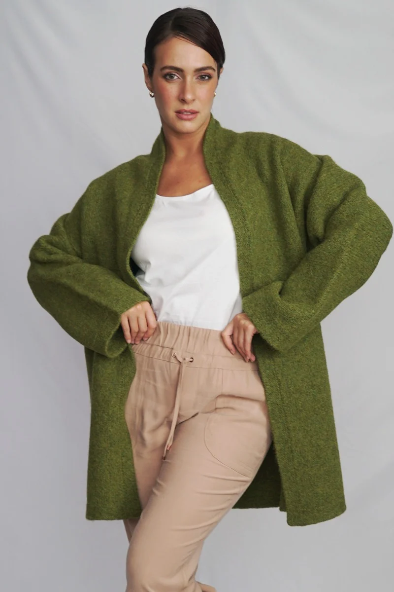 Belen Knit Alpaca Coat / Long Cardigan - Image 21