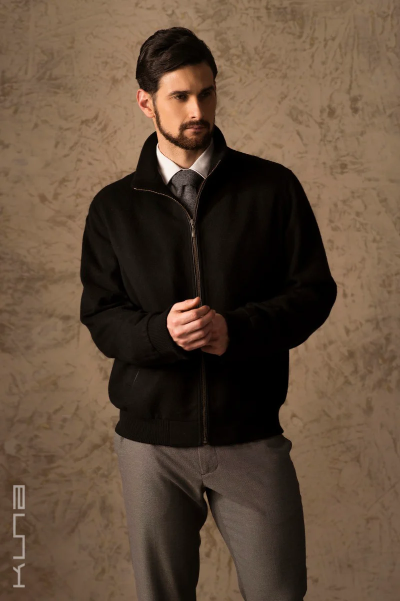 Benedict 100% Vicuña Bomber Jacket - Image 5