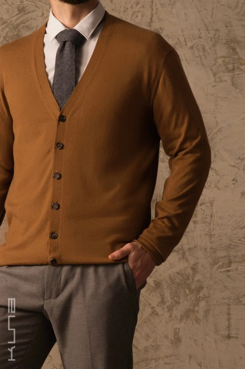 Bernard 100% Vicuña Sweater Cardigan - Image 4