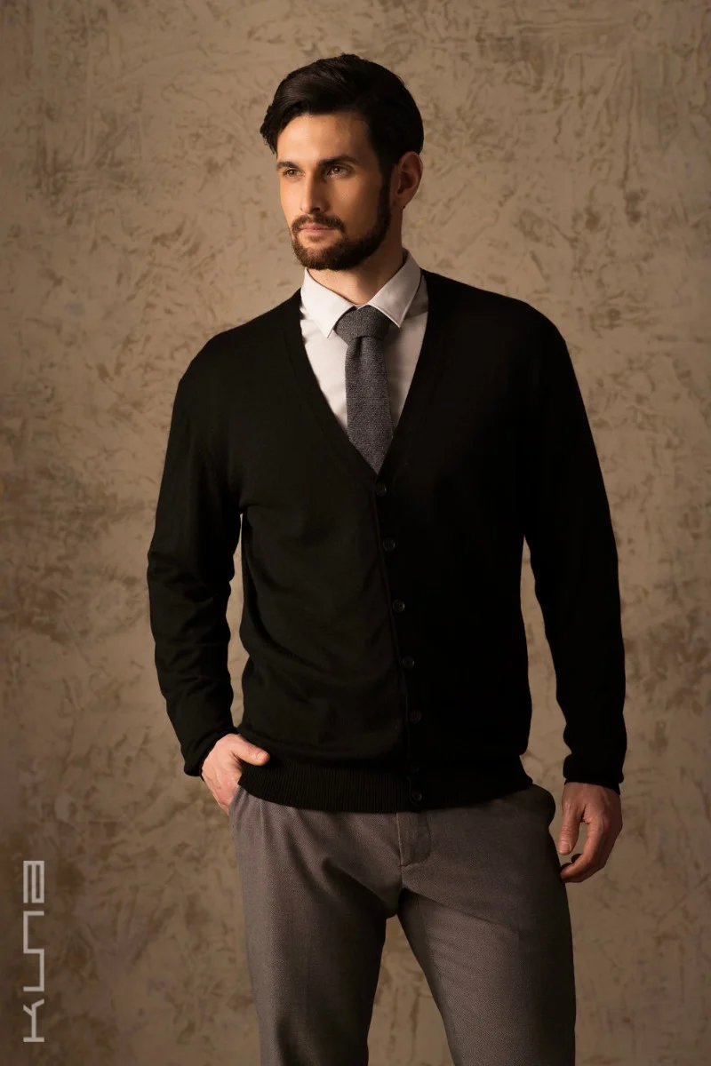 Bernard 100% Vicuña Sweater Cardigan - Image 6