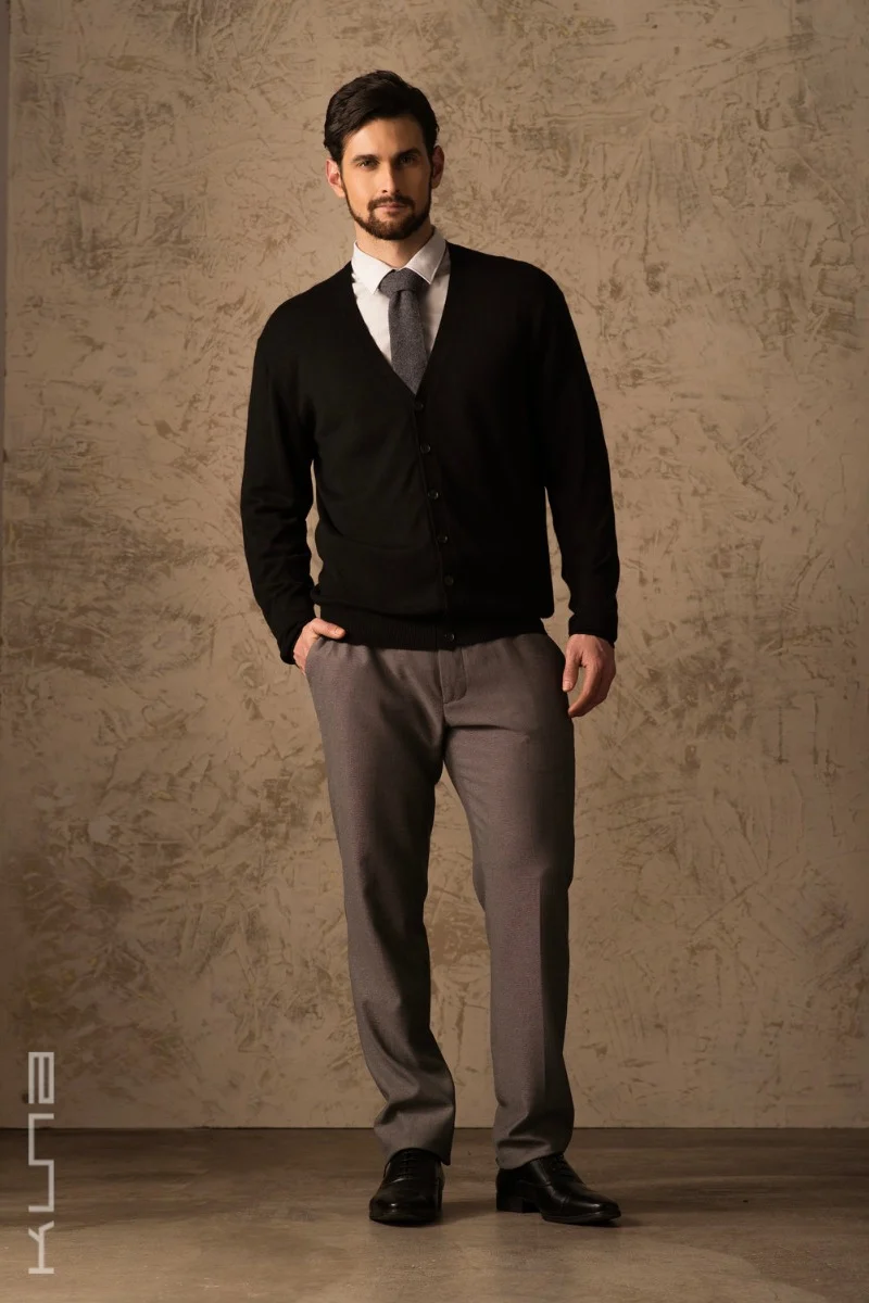 Bernard 100% Vicuña Sweater Cardigan - Image 8