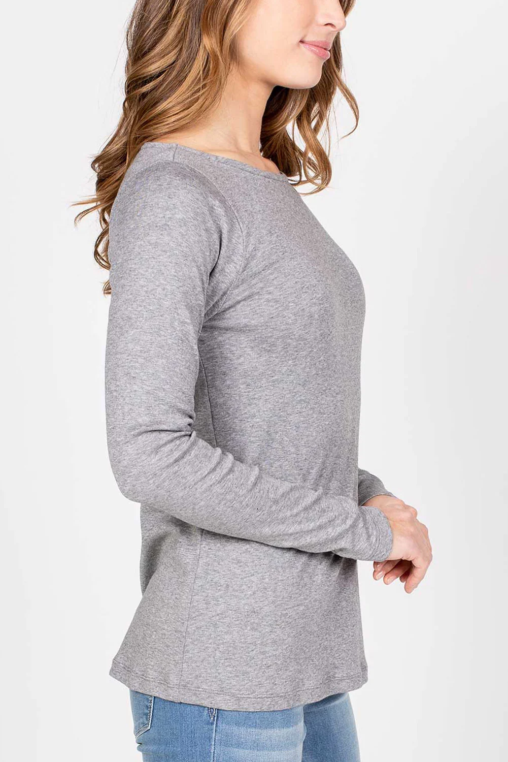 Boatneck Organic Cotton T-Shirt - Image 3