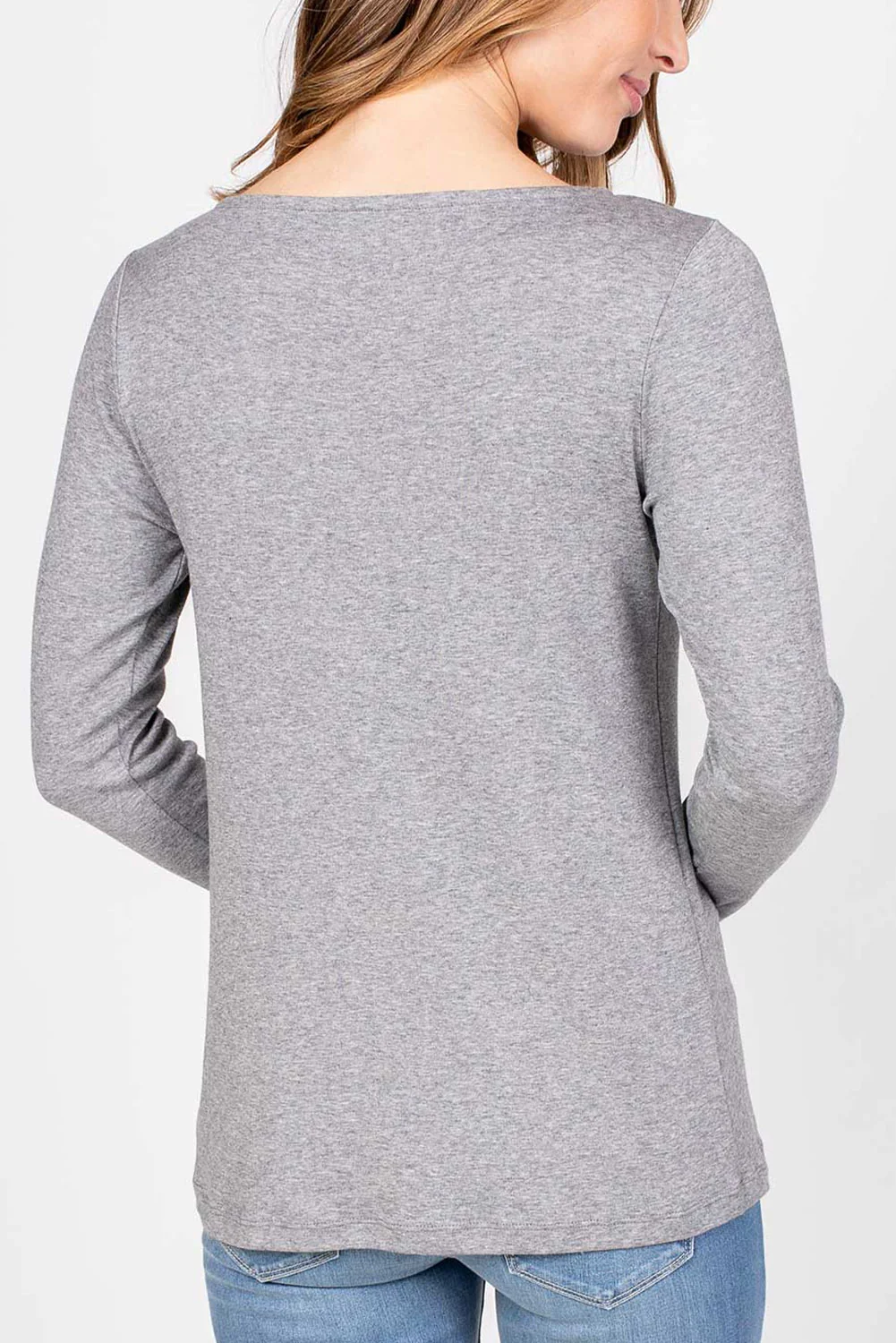 Boatneck Organic Cotton T-Shirt - Image 4