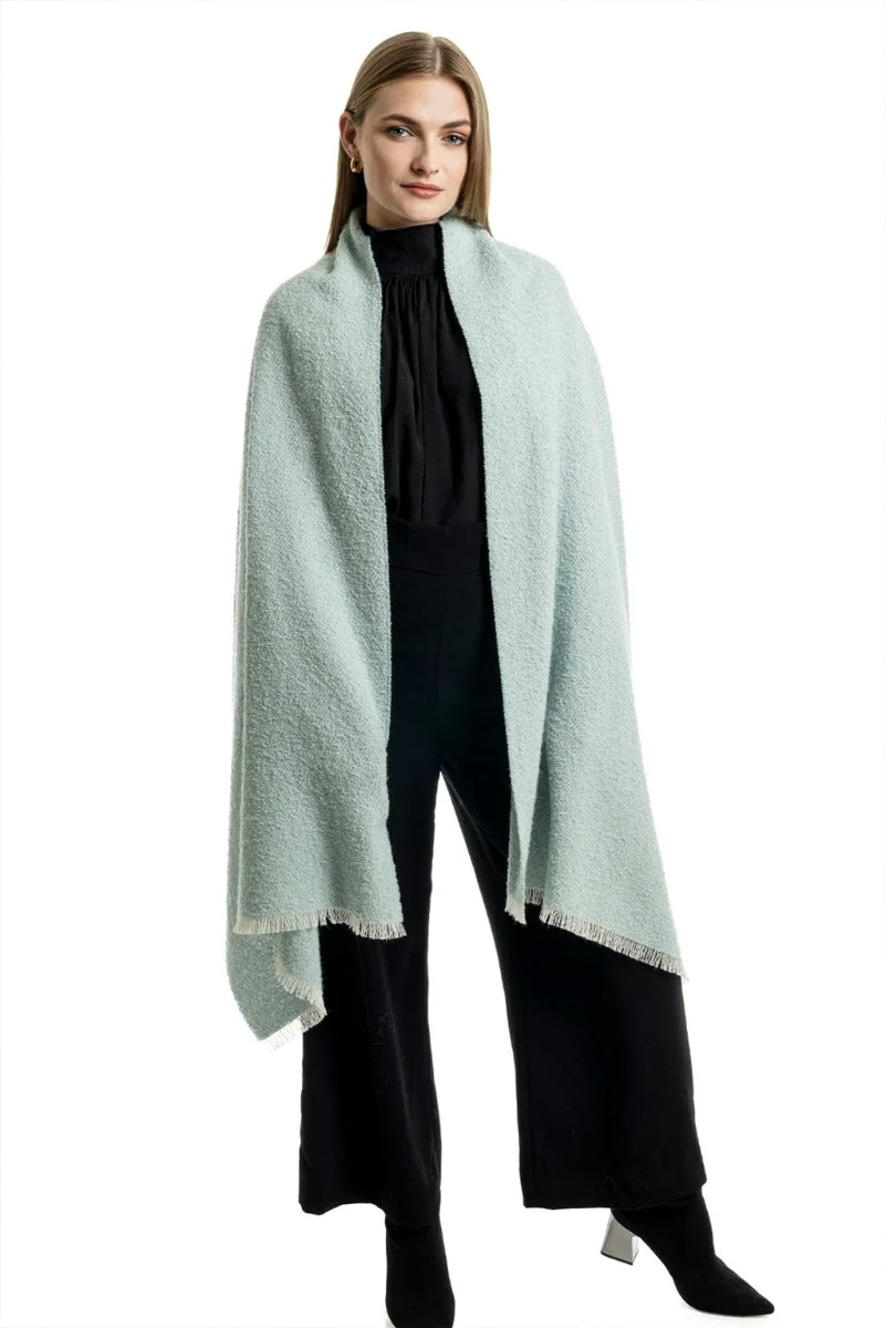 Boucle Baby Alpaca Shawl - Image 5