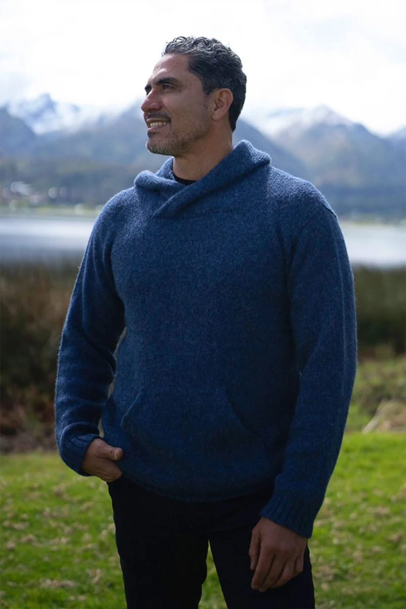 Brian Alpaca Hoodie Pullover - Image 12