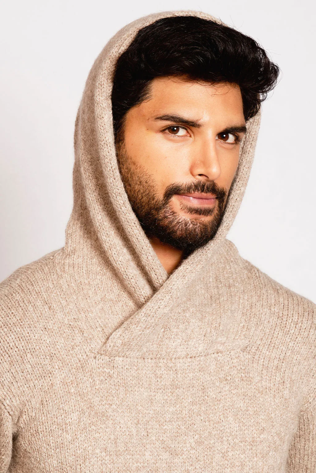 Brian Alpaca Hoodie Pullover - Image 11