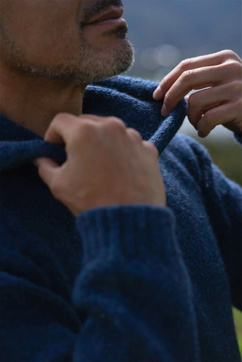 Brian Alpaca Hoodie Pullover - Image 6
