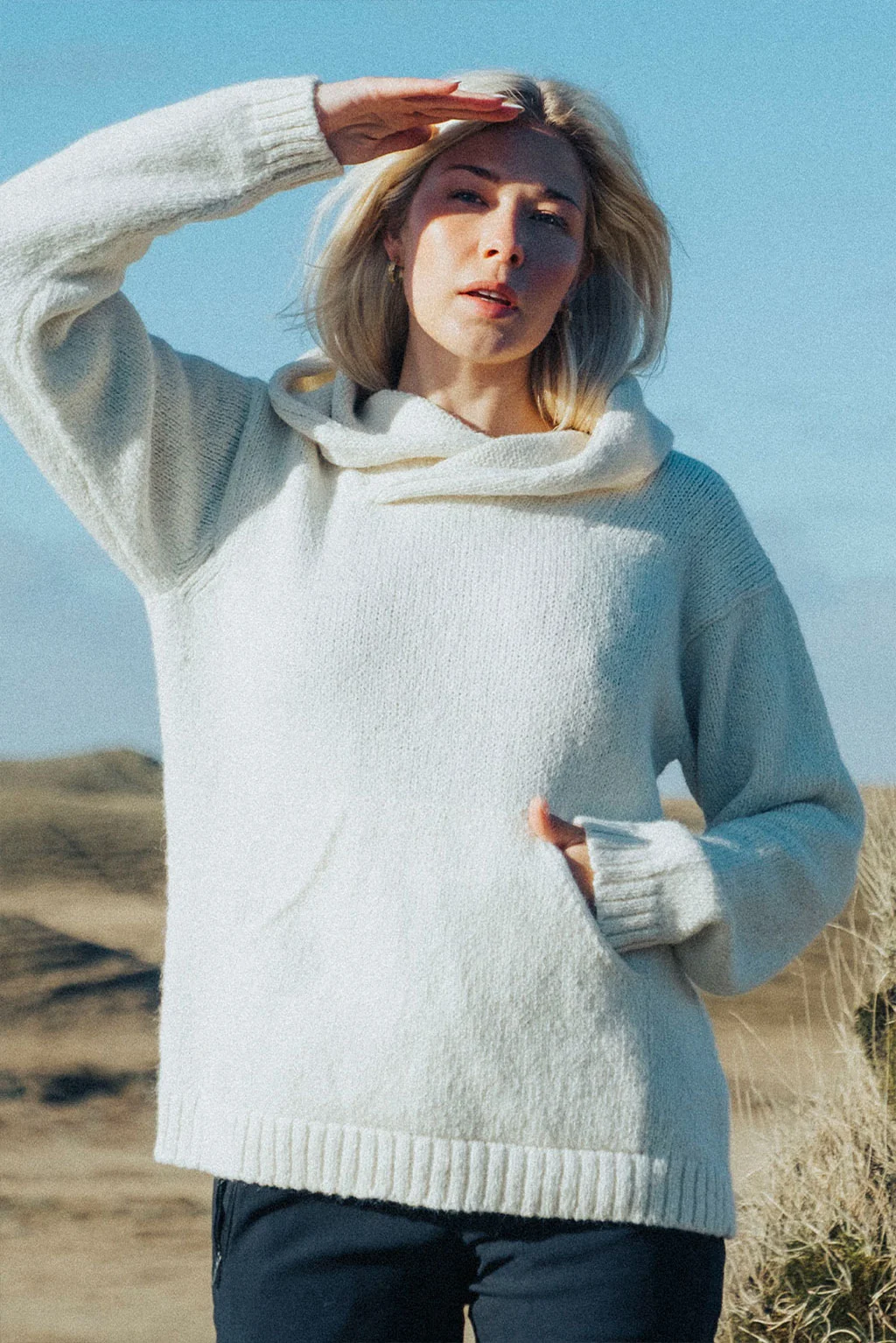 Briana Alpaca Hoodie Pullover - Image 11
