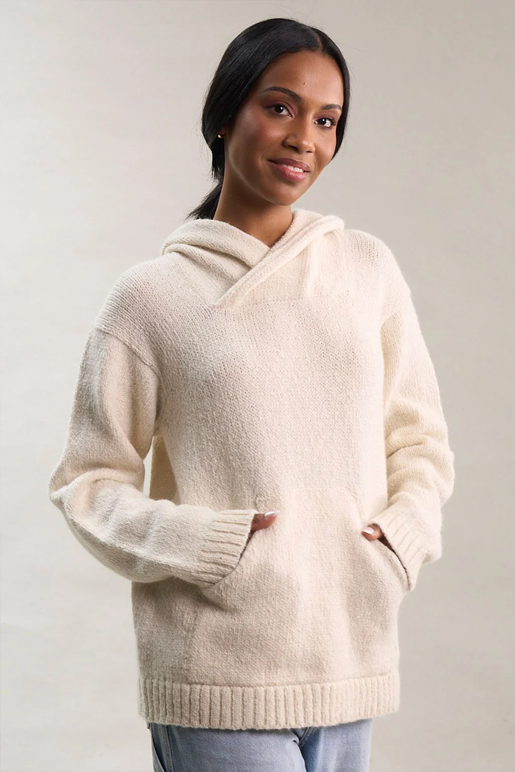 Briana Alpaca Hoodie Pullover - Image 13