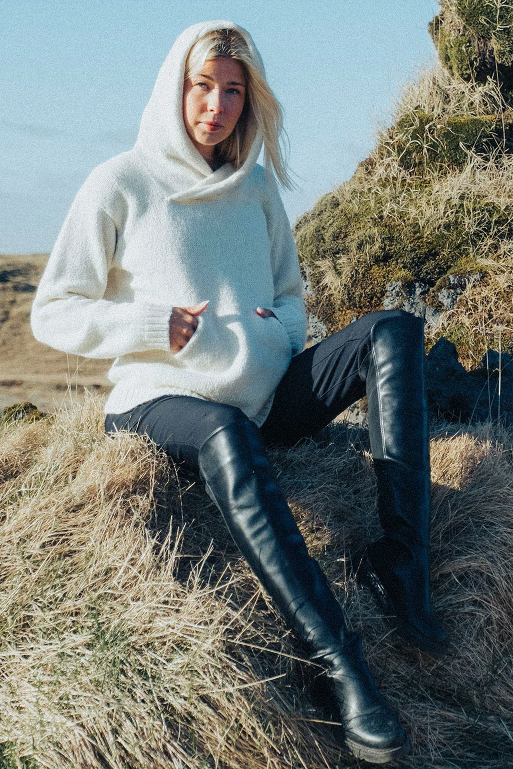 Briana Alpaca Hoodie Pullover - Image 19