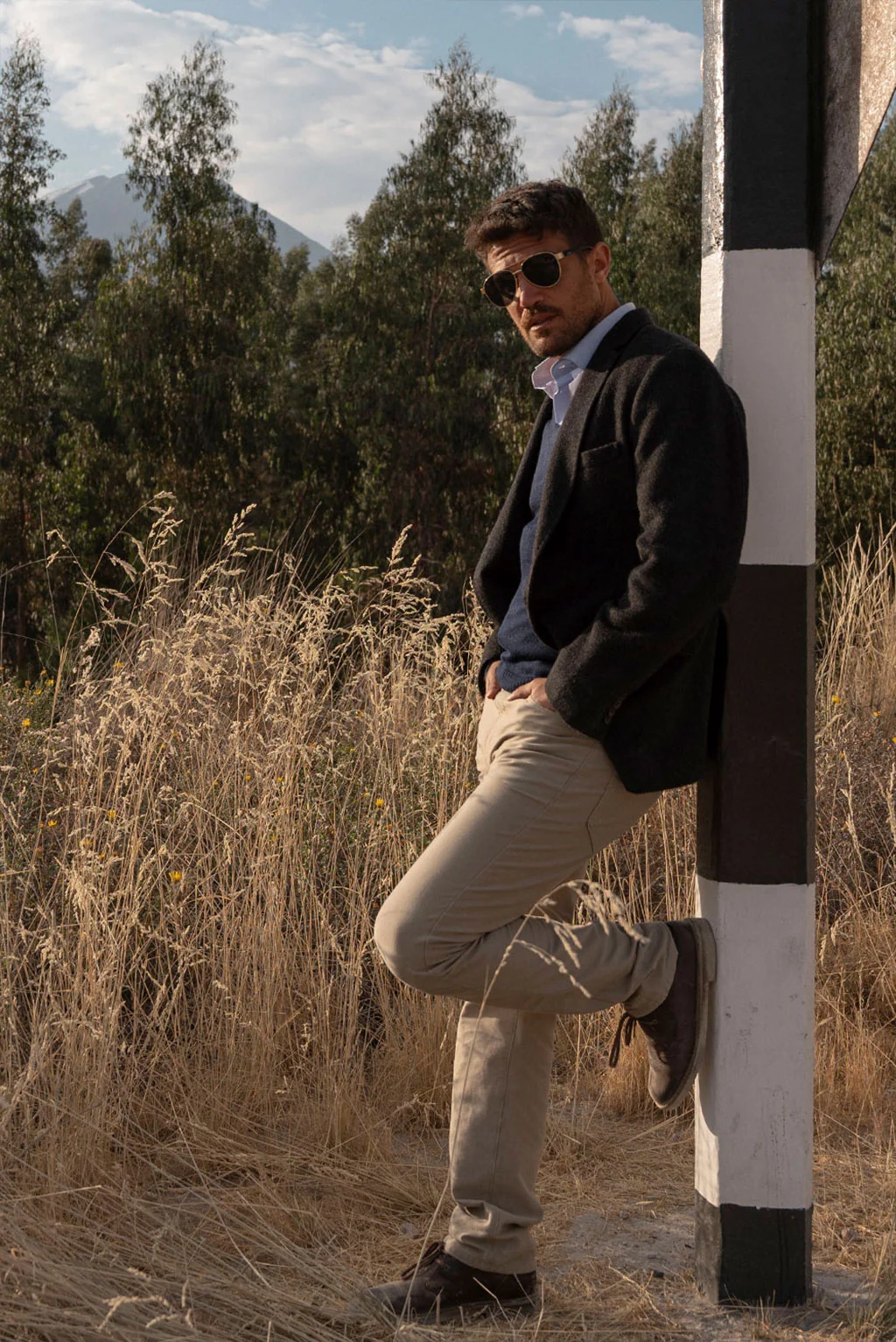 Classic Baby Alpaca Blazer for Men - Image 2