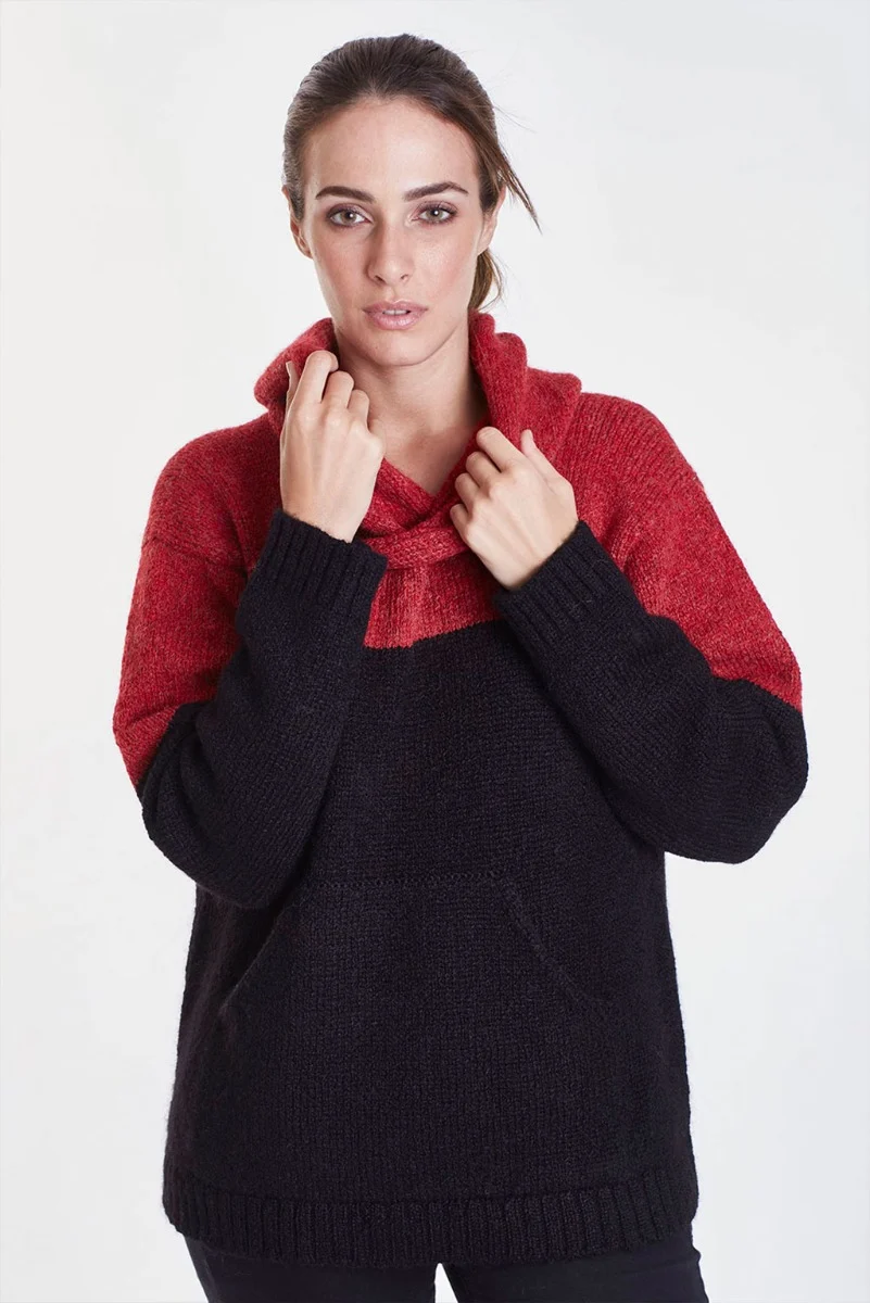 Coraline Alpaca Hoodie Pullover - Image 5
