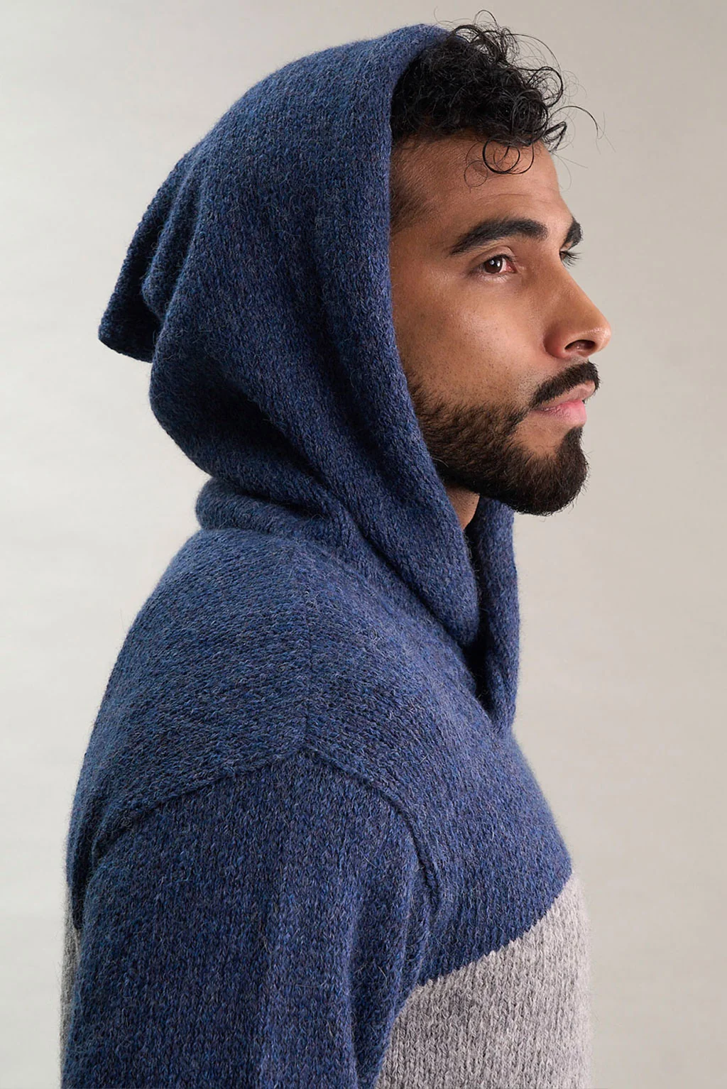 Corey Alpaca Hoodie Pullover - Image 3