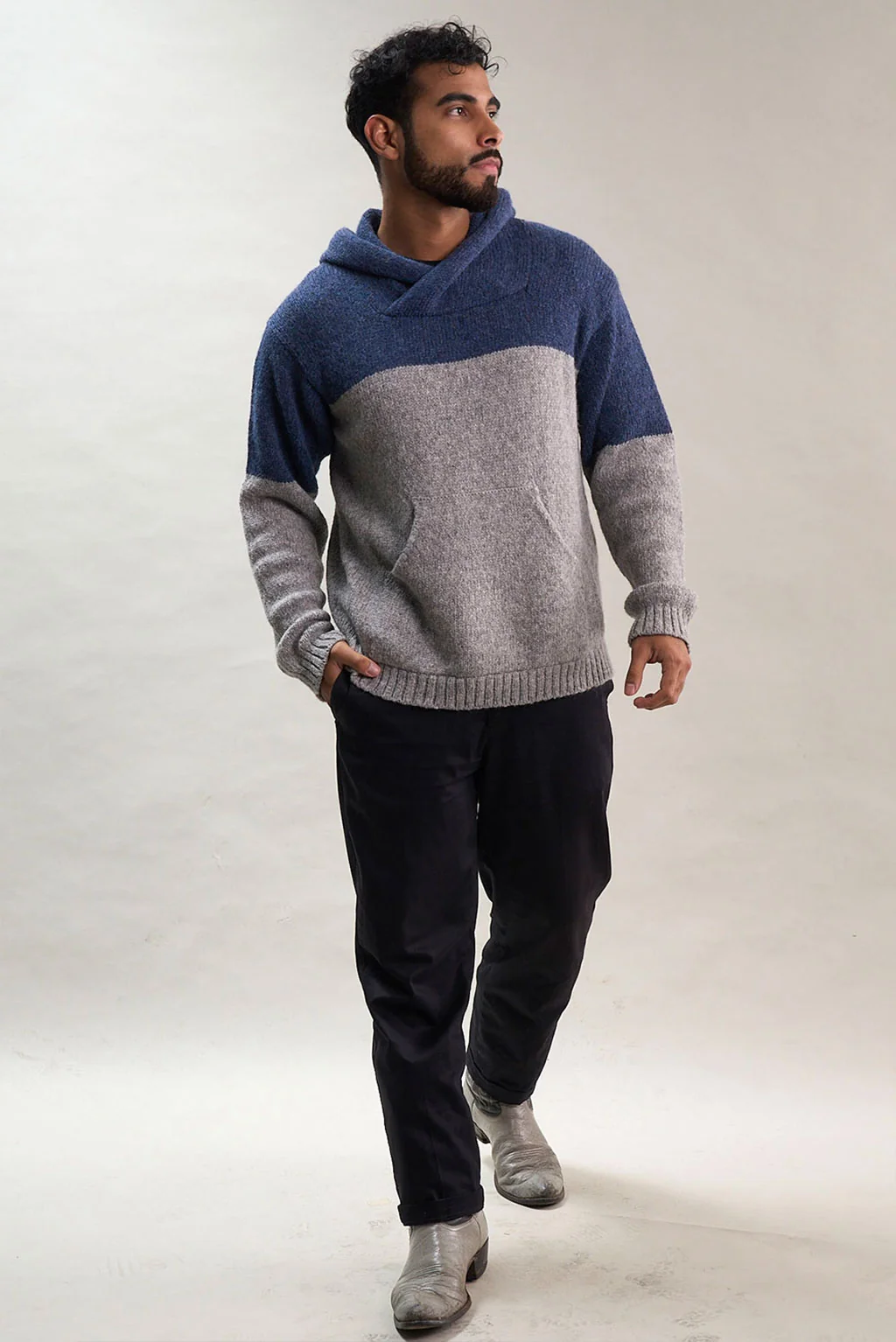 Corey Alpaca Hoodie Pullover - Image 4