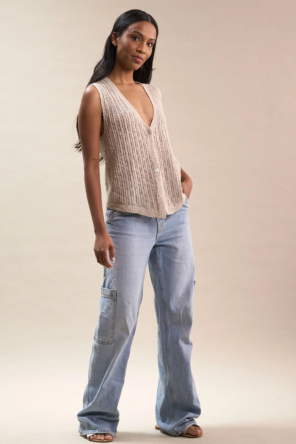 Daisy Cotton Vest - Image 6