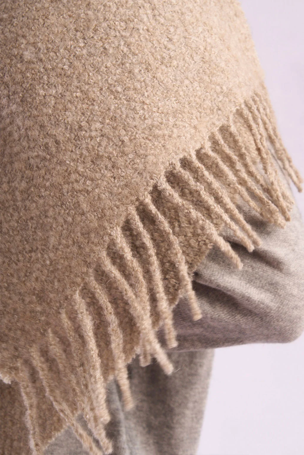 Eco Boucle Baby Alpaca & Silk Scarf - Image 6