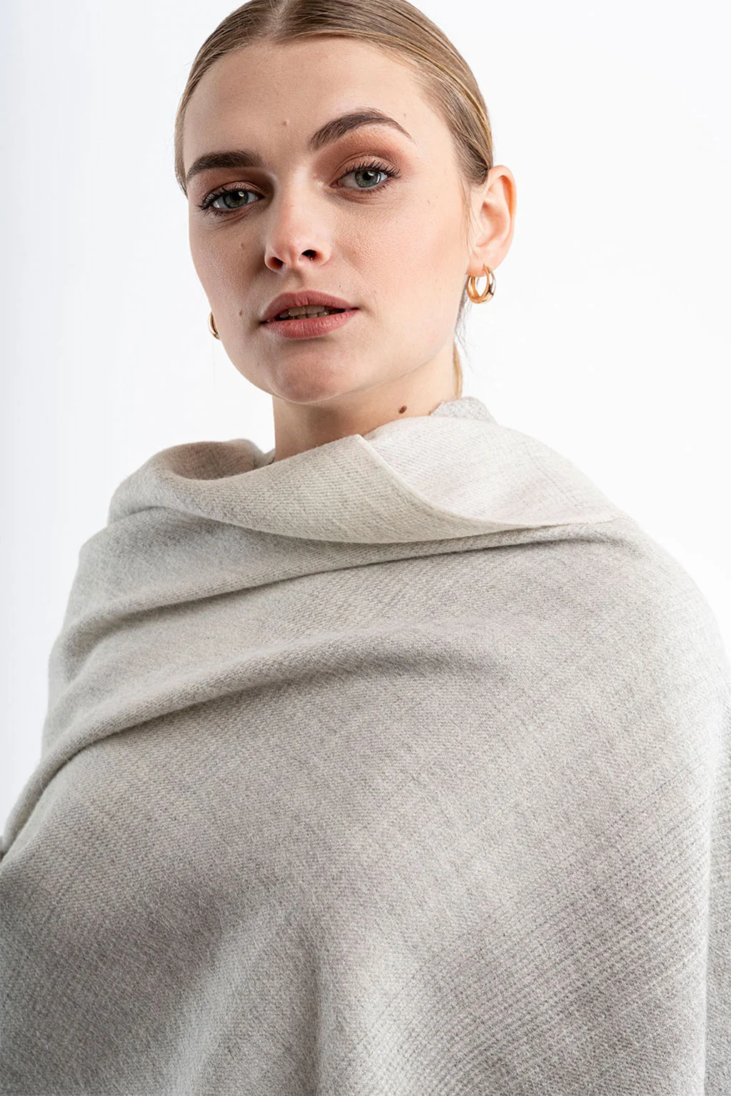 Eco Ombre Baby Alpaca Shawl - Image 6