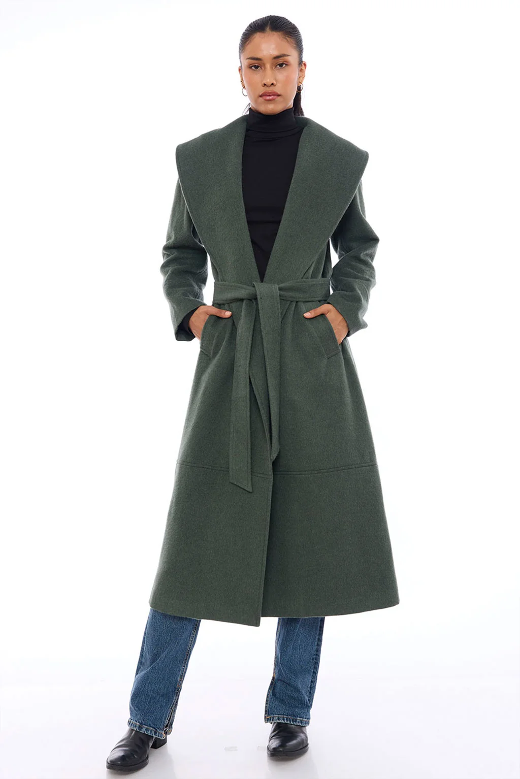 Elena Alpaca Coat - Image 4