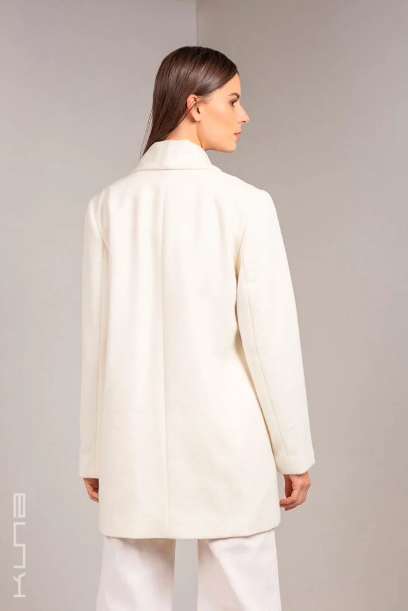 Essential Baby Alpaca Short Swing Coat - Image 15