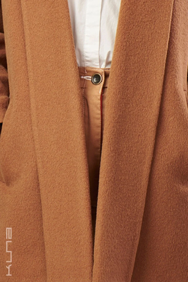 Essential Baby Alpaca Short Swing Coat - Image 4