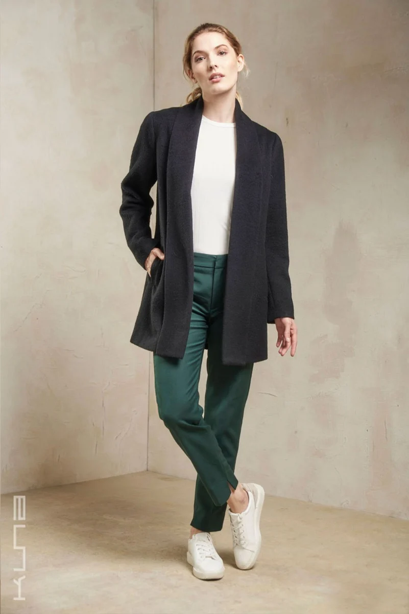 Essential Baby Alpaca Short Swing Coat - Image 6
