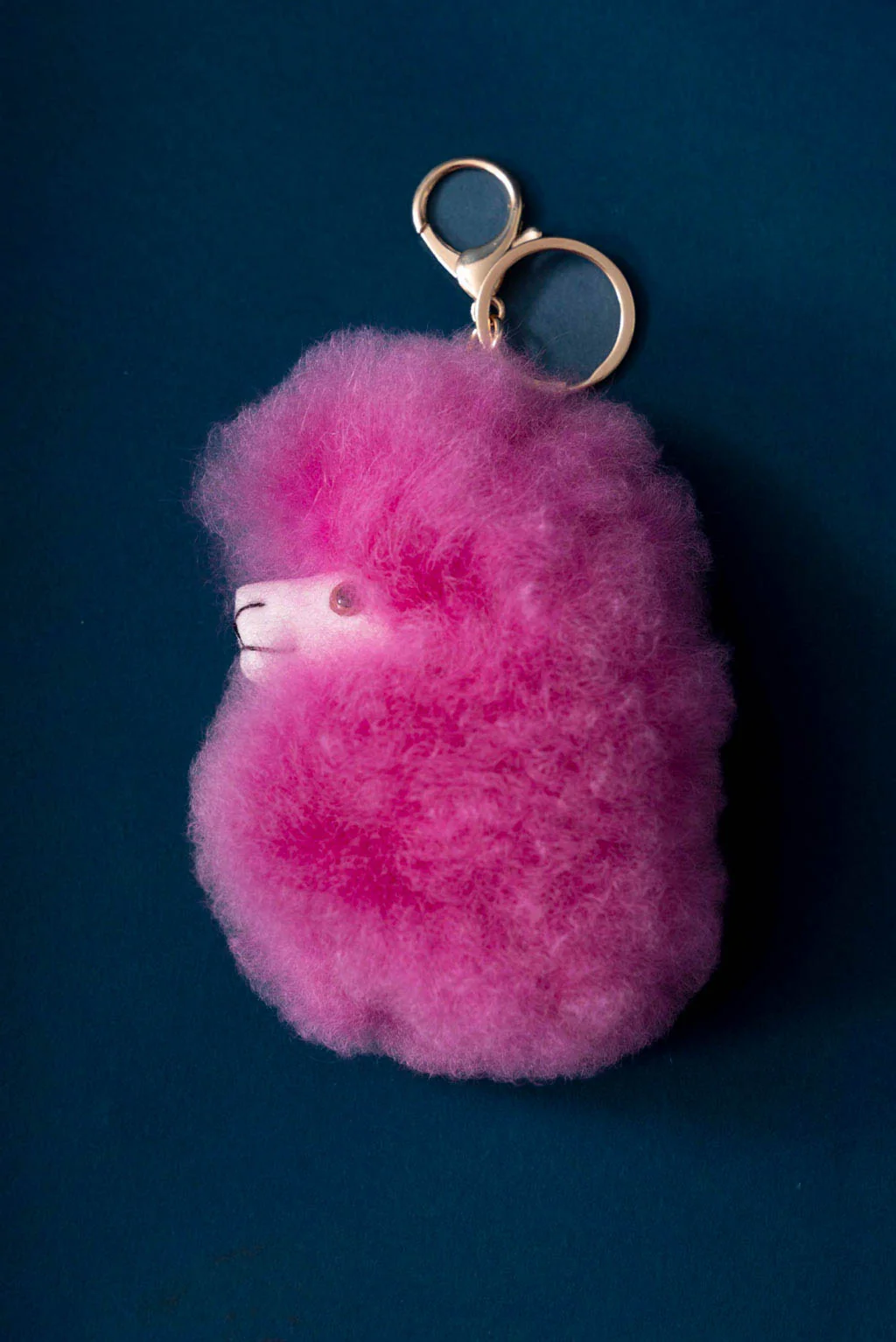Fluffy Alpaca Fur Keychain - Image 5