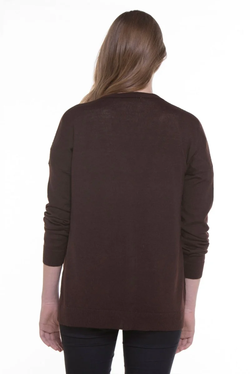 Galya Lightweight 100% Cashllama Cardigan - Image 3
