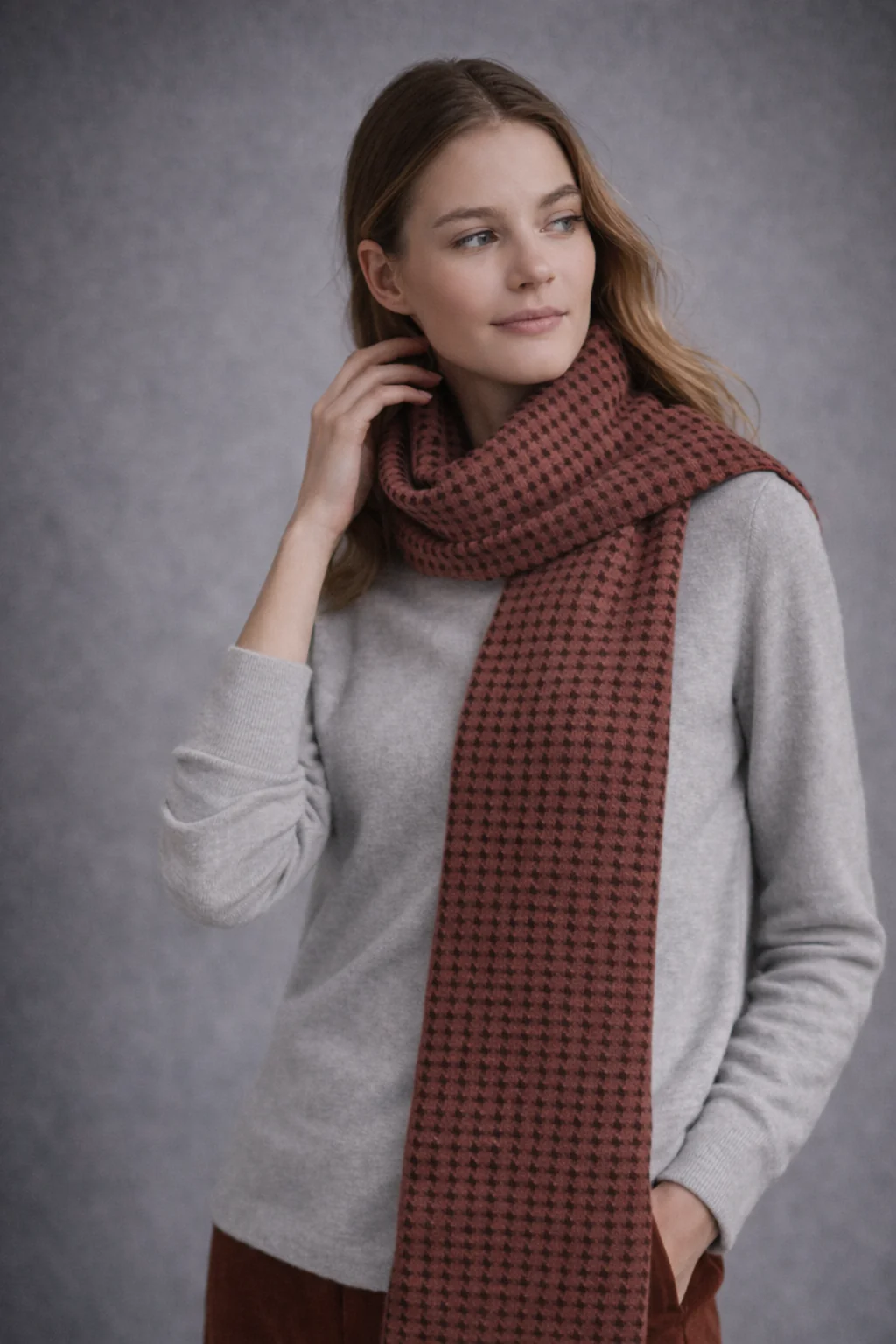 HD Baby Alpaca Scarf - Image 2