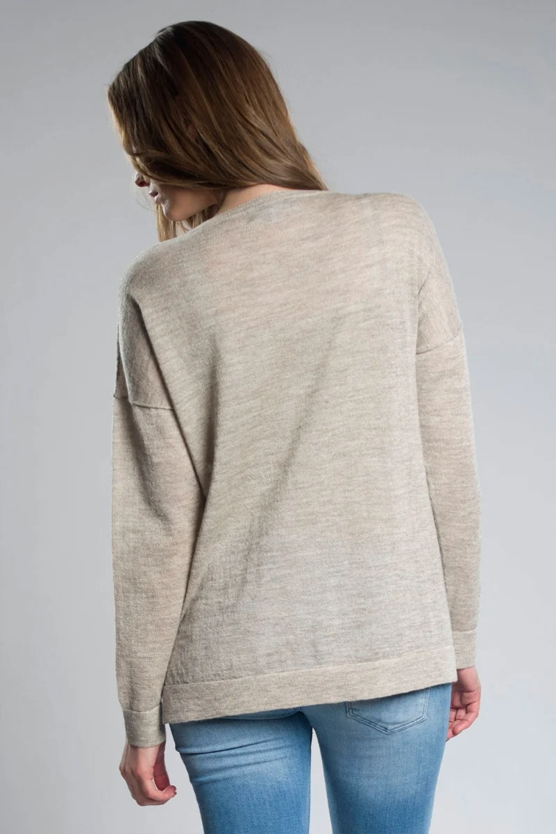 Janni Llama & Silk Sweater - Image 2