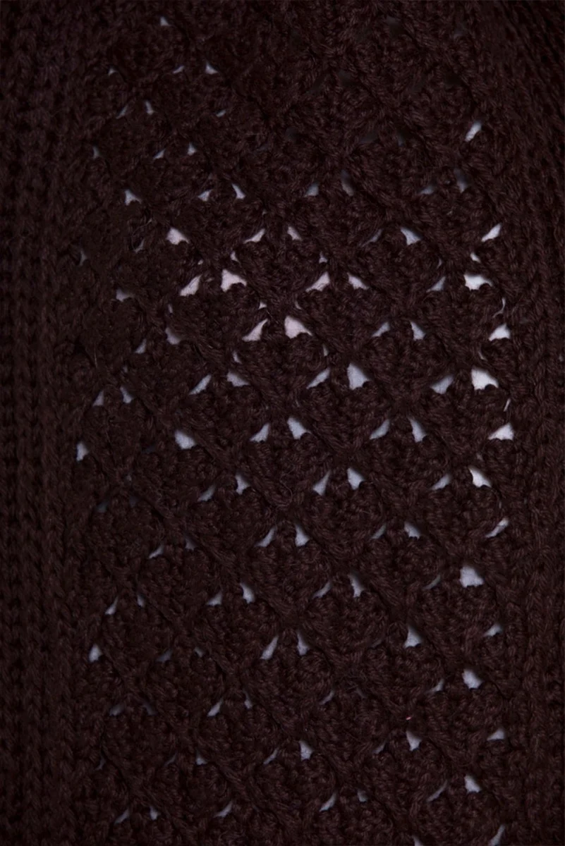 Kalei Hand-Knitted 100% Baby Llama Scarf - Image 4