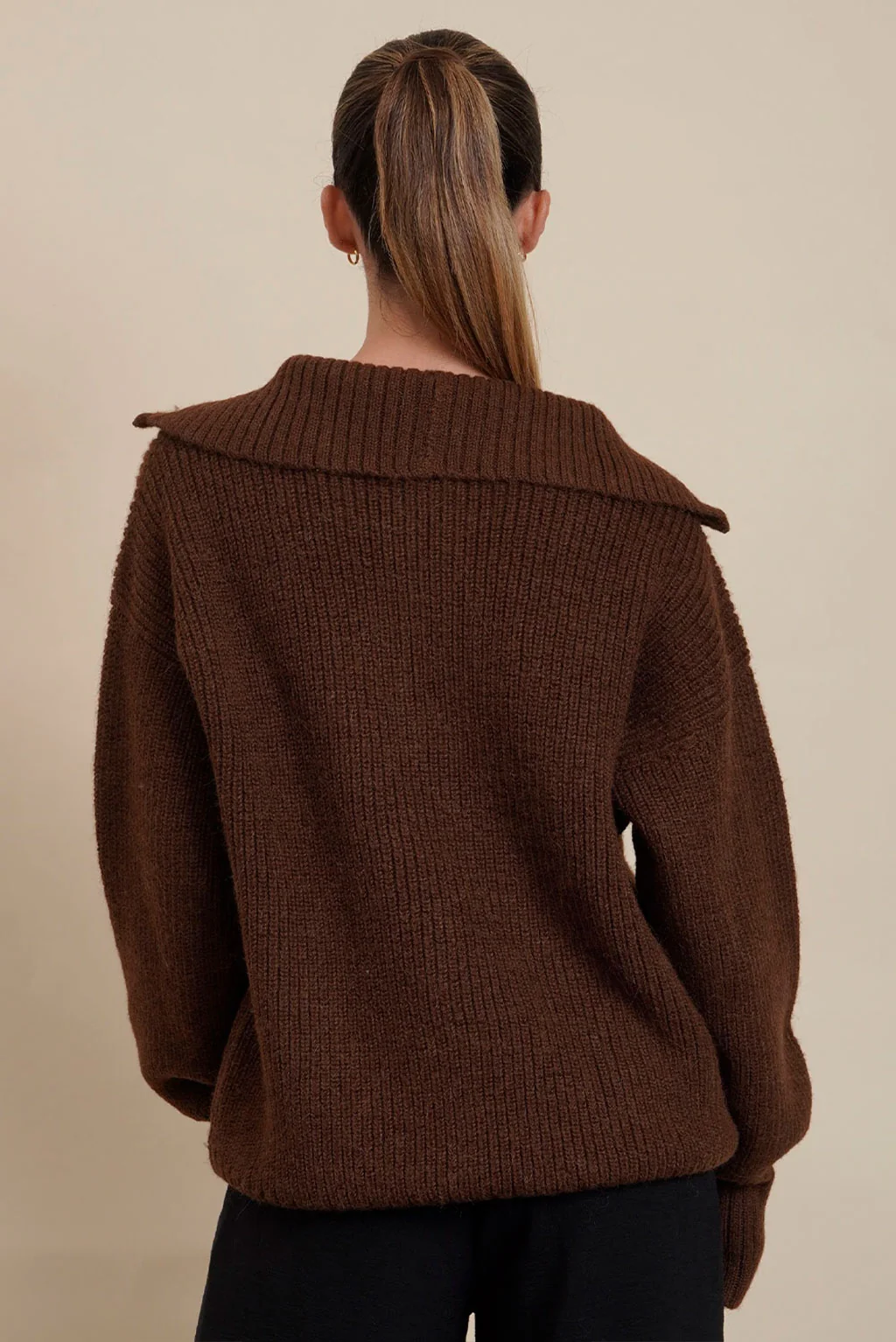 Kim Half-Zip Baby Alpaca Sweater - Image 7