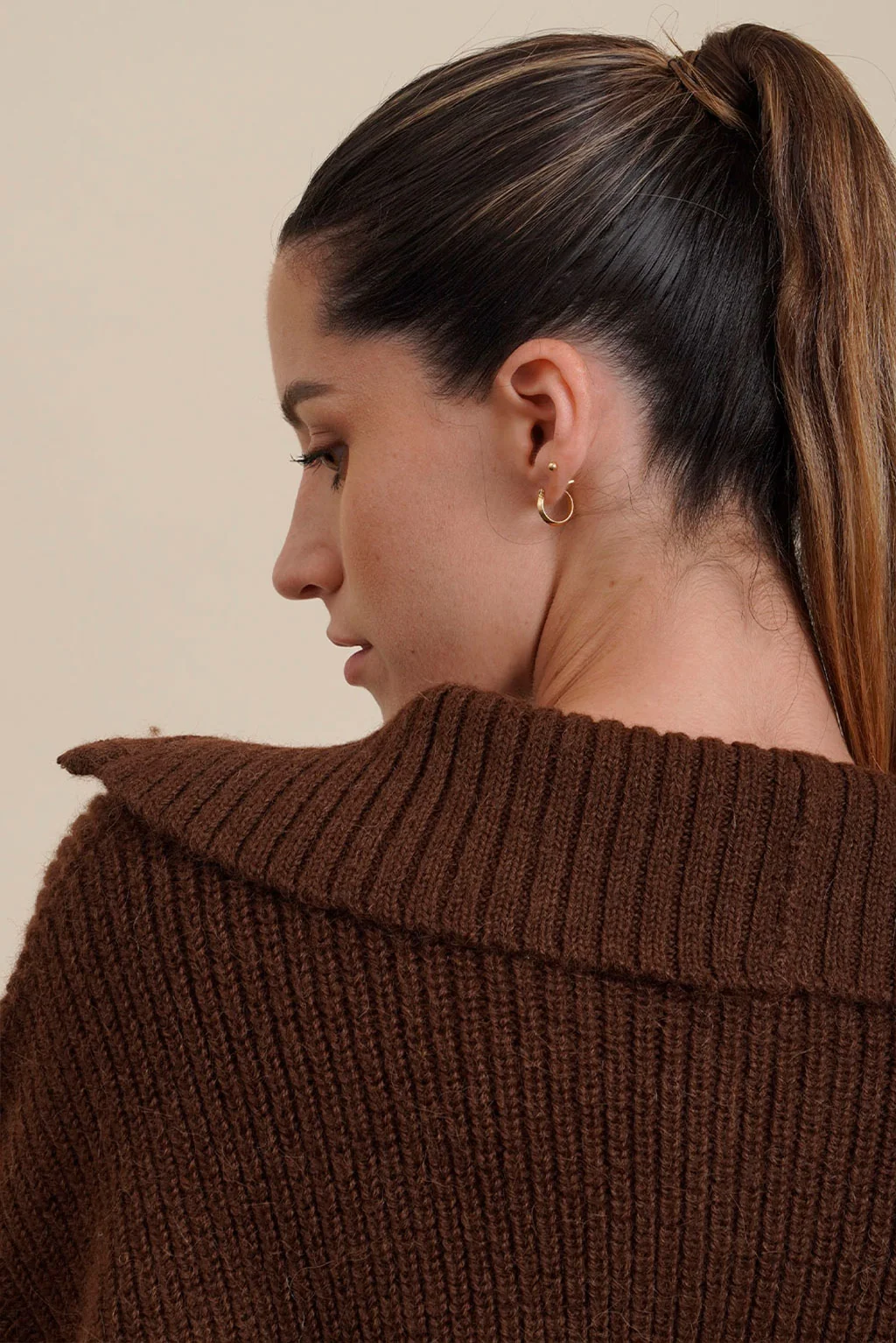 Kim Half-Zip Baby Alpaca Sweater - Image 5