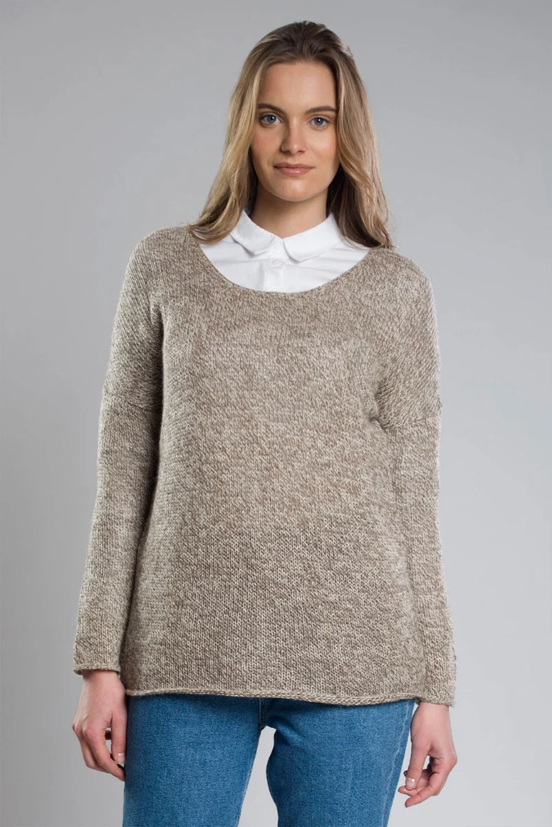 Kira 100% Baby Llama Sweater - Image 4