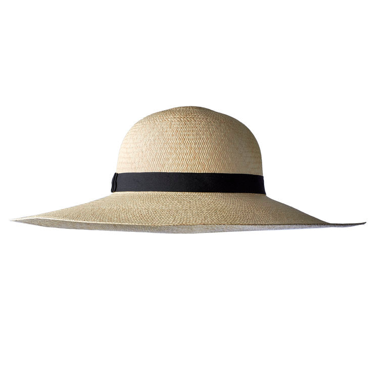 Ladies Montecristi Long Brim Panama Hat - Image 3