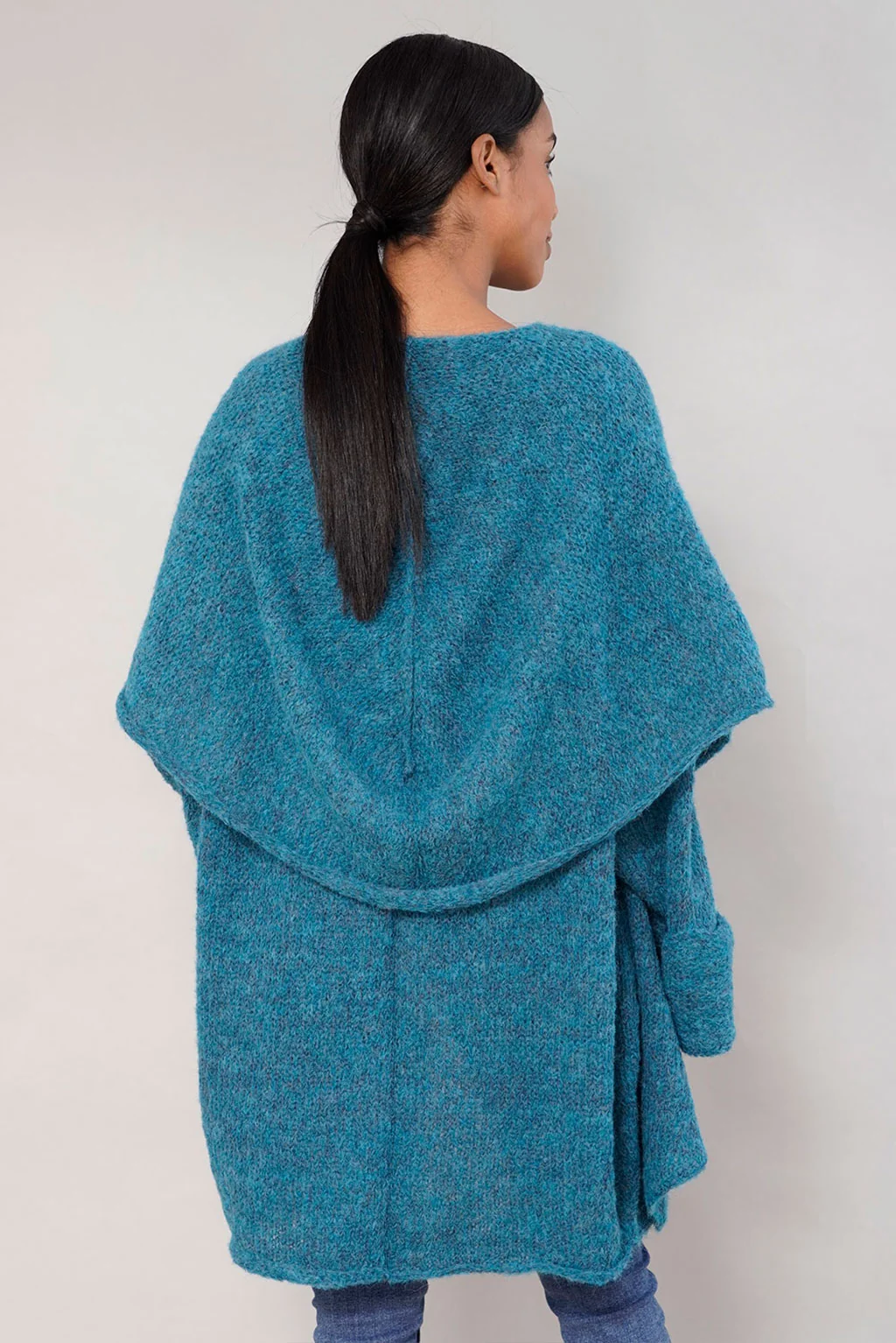 Leia Handknit Alpaca Cardigan / Coat - Image 3