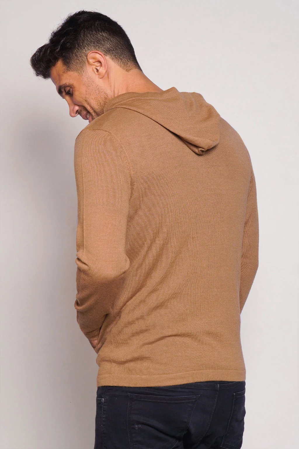 Lightweight Baby Alpaca Hoodie - Image 12