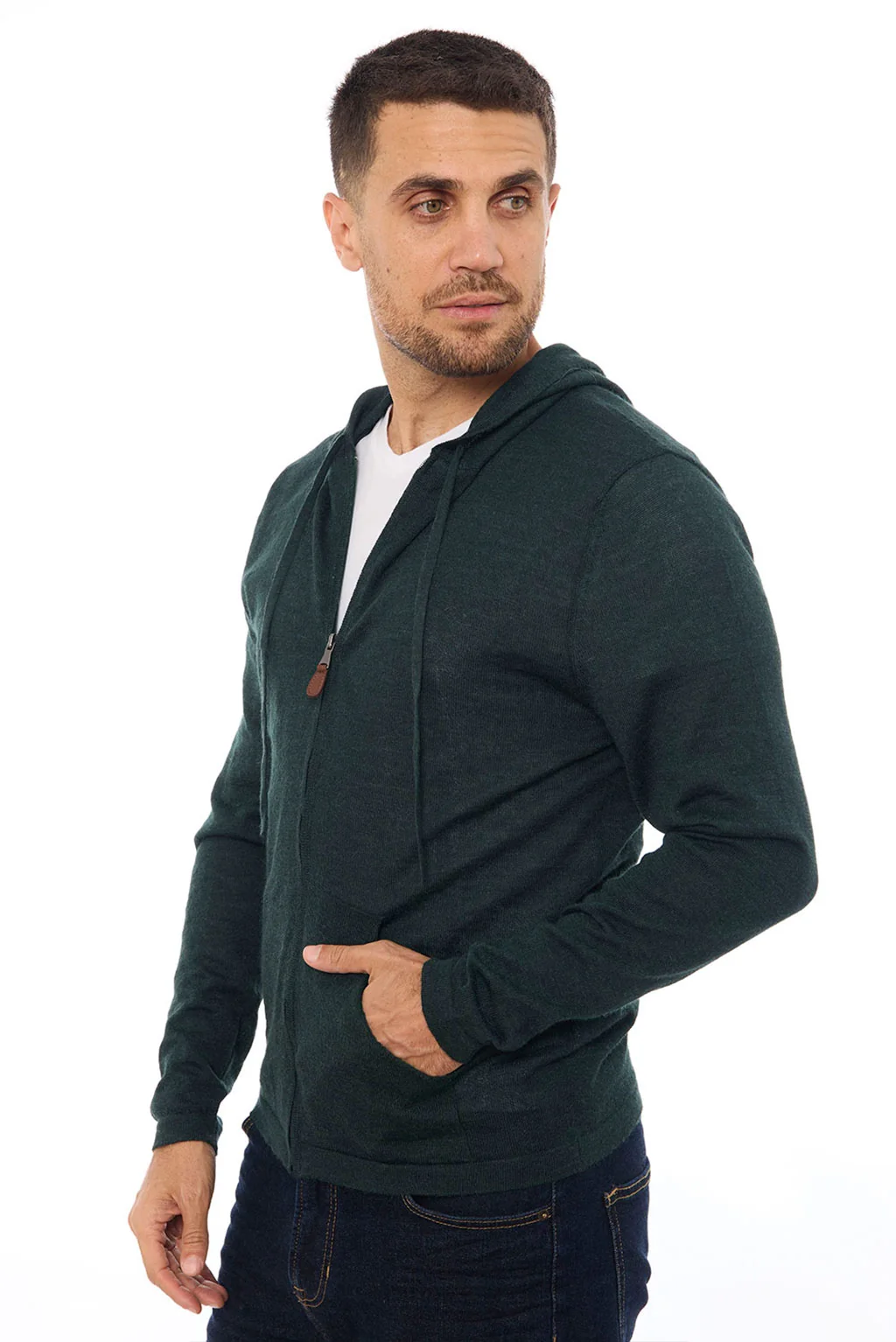 Lightweight Baby Alpaca Hoodie - Image 21