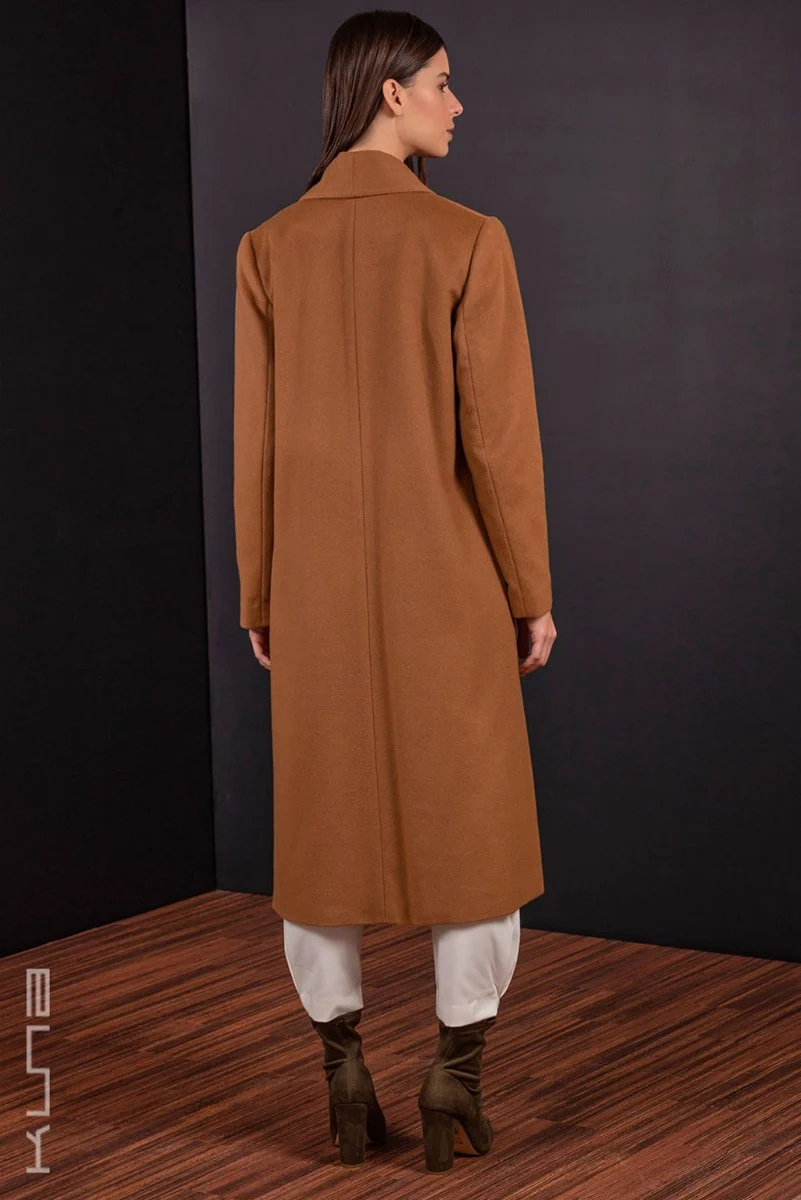 Long 100% Vicuña Swing Coat - Image 3