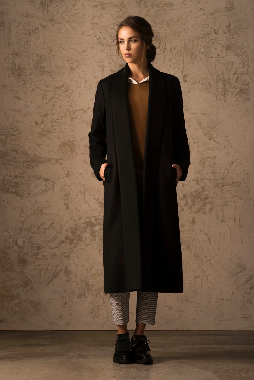 Long 100% Vicuña Swing Coat - Image 8